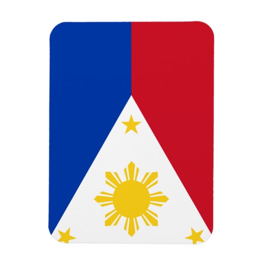 Magnet Flexible Drapeau des Philippines (Vertical)