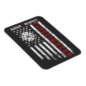 Magnet Flexible Drapeau des pompiers Red Line Us (Côté Droit)