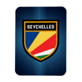 Magnet Flexible Drapeau des Seychelles (Vertical)