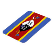 Magnet Flexible Drapeau d'Eswatini (Côté Gauche)