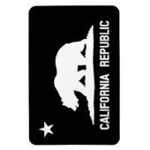 Magnet Flexible Drapeau d'État de la République de Californie Magn (Vertical)