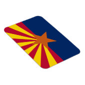 Magnet Flexible Drapeau d'État de l'Arizona (Côté Droit)