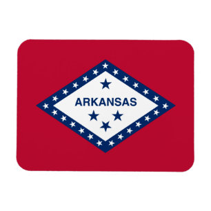 Magnet Flexible Drapeau d'État de l'Arkansas
