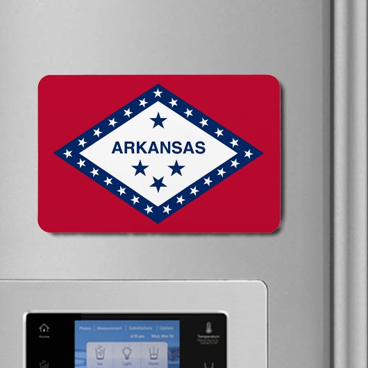 Magnet Flexible Drapeau d'État de l'Arkansas