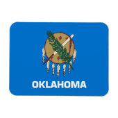 Magnet Flexible Drapeau d'État de l'Oklahoma (Horizontal)