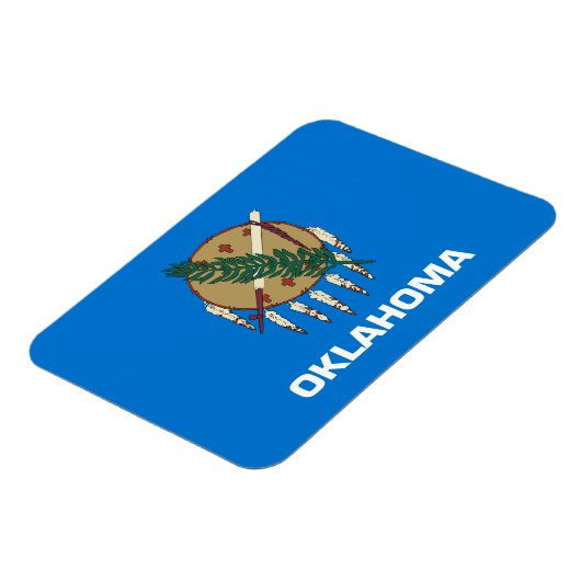 Magnet Flexible Drapeau d'État de l'Oklahoma (Côté Gauche)