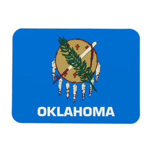 Magnet Flexible Drapeau d'État de l'Oklahoma, États-Unis