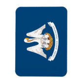 Magnet Flexible Drapeau d'État de Louisiane (Vertical)