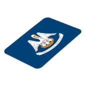Magnet Flexible Drapeau d'État de Louisiane (Côté Gauche)