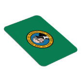 Magnet Flexible Drapeau d'État de Washington, États-Unis (Côté Droit)