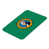 Magnet Flexible Drapeau d'État de Washington, États-Unis (Côté Gauche)