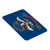 Magnet Flexible Drapeau d'État du Dakota du Nord, États-Unis (Côté Droit)