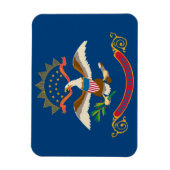 Magnet Flexible Drapeau d'État du Dakota du Nord, États-Unis (Vertical)