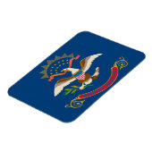 Magnet Flexible Drapeau d'État du Dakota du Nord, États-Unis (Côté Gauche)