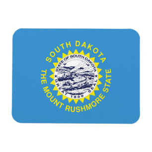 Magnet Flexible Drapeau d'État du Dakota du Sud, États-Unis