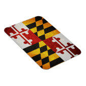 Magnet Flexible Drapeau d'État du Maryland (Côté Droit)