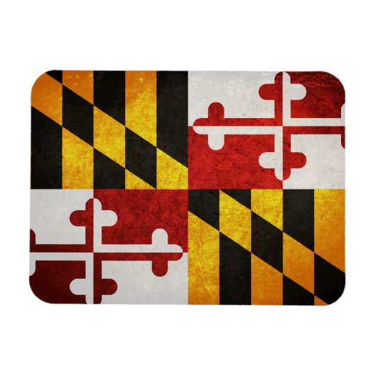 Magnet Flexible Drapeau d'État du Maryland (Horizontal)