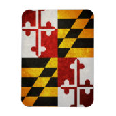 Magnet Flexible Drapeau d'État du Maryland (Vertical)