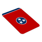 Magnet Flexible Drapeau d'état du Tennessee (Côté Droit)