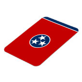 Magnet Flexible Drapeau d'état du Tennessee (Côté Gauche)