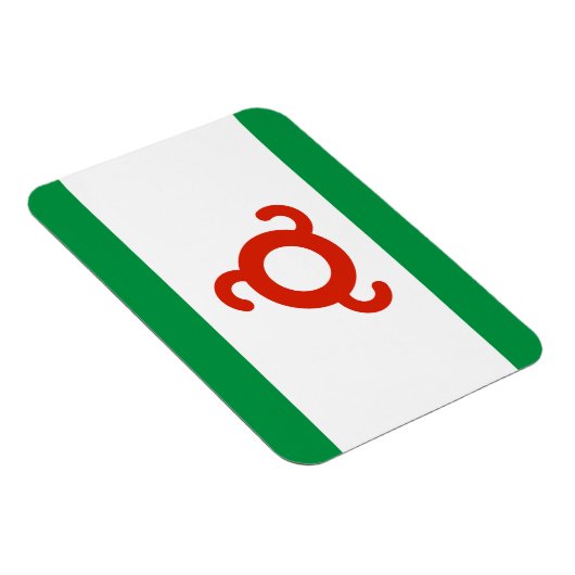 Magnet Flexible Drapeau d'Ingouchie (Côté Droit)
