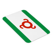 Magnet Flexible Drapeau d'Ingushetia (Côté Droit)