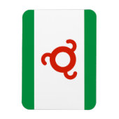 Magnet Flexible Drapeau d'Ingushetia (Vertical)