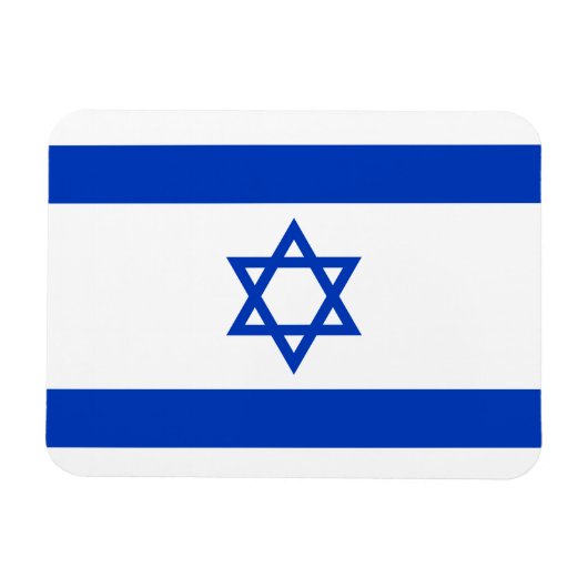 Magnet Flexible Drapeau d'Israël (Horizontal)