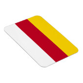 Magnet Flexible Drapeau d'Ossétie du Nord (Côté Droit)
