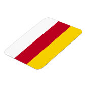 Magnet Flexible Drapeau d'Ossétie du Nord (Côté Gauche)