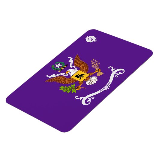 Magnet Flexible Drapeau du 2e Bataillon du 8e Régiment (Côté Gauche)