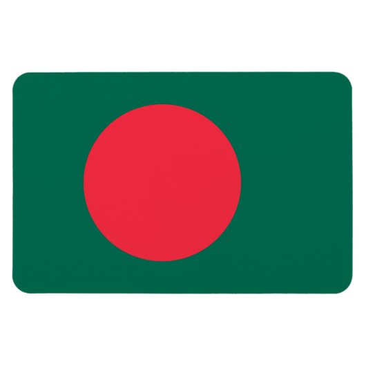 Magnet Flexible Drapeau du Bangladesh (Horizontal)