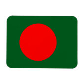 Magnet Flexible Drapeau du Bangladesh (Horizontal)