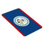 Magnet Flexible Drapeau du Belize (Côté Droit)