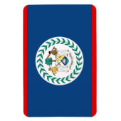 Magnet Flexible Drapeau du Belize (Vertical)