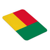 Magnet Flexible Drapeau du Bénin patriotique (Côté Droit)