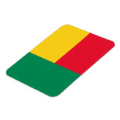 Magnet Flexible Drapeau du Bénin patriotique (Côté Gauche)