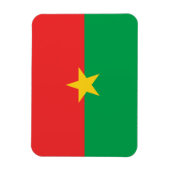 Magnet Flexible Drapeau du Burkina Faso patriotique (Vertical)