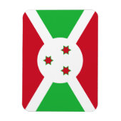 Magnet Flexible Drapeau du Burundi patriotique (Vertical)