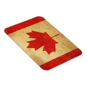 Magnet Flexible Drapeau du Canada Conception Vintage (Côté Droit)