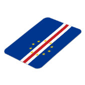 Magnet Flexible Drapeau du Cap-Vert (Côté Gauche)