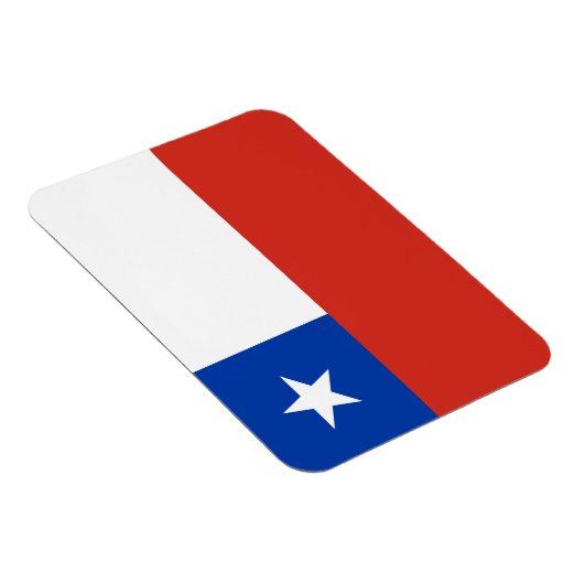 Magnet Flexible Drapeau du Chili (Côté Droit)