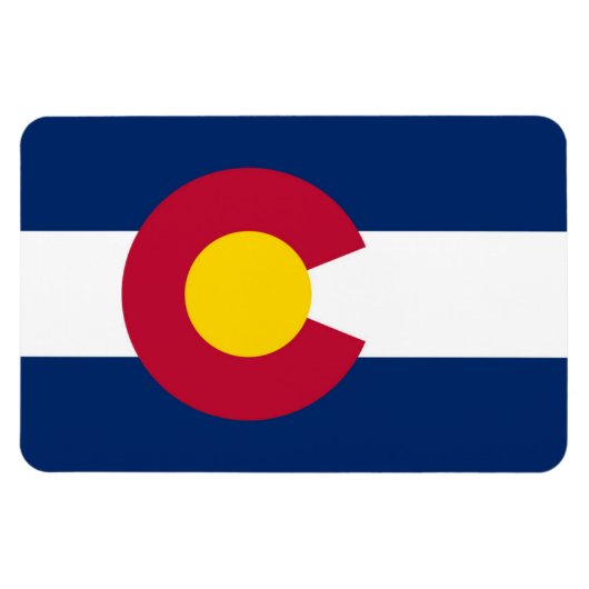 Magnet Flexible Drapeau du Colorado (Horizontal)