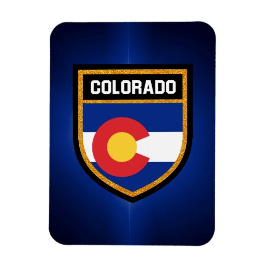 Magnet Flexible Drapeau du Colorado (Vertical)