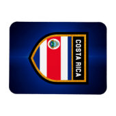 Magnet Flexible Drapeau du Costa Rica (Horizontal)