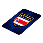 Magnet Flexible Drapeau du Costa Rica (Côté Gauche)