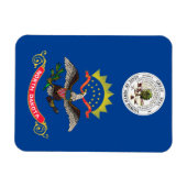 Magnet Flexible Drapeau du Dakota du Nord (Horizontal)