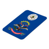 Magnet Flexible Drapeau du Dakota du Nord (Côté Gauche)