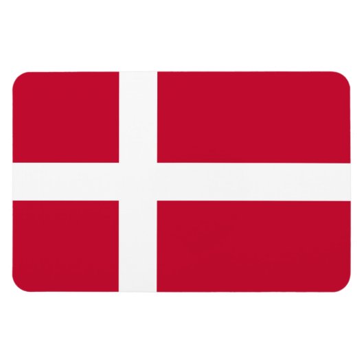 Magnet Flexible Drapeau du Danemark (Horizontal)