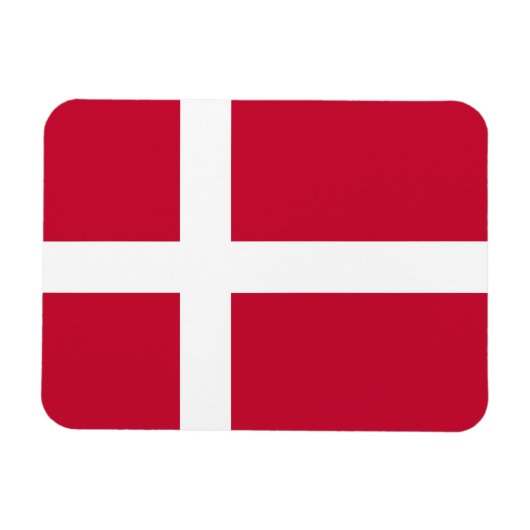 Magnet Flexible Drapeau du Danemark (Horizontal)